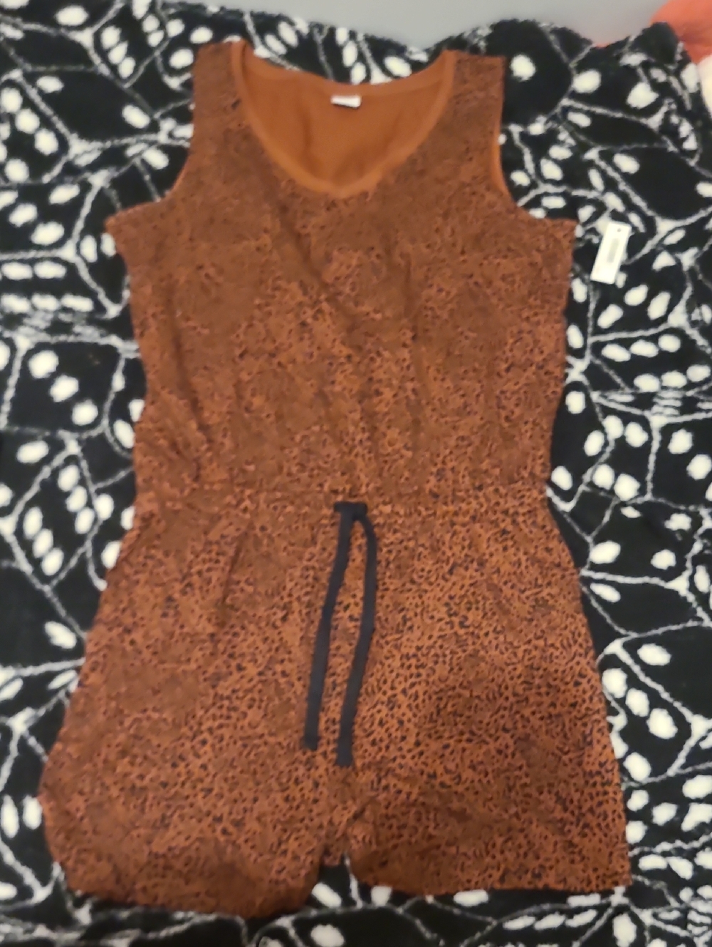 Dark Brown Cheetah Print Romper